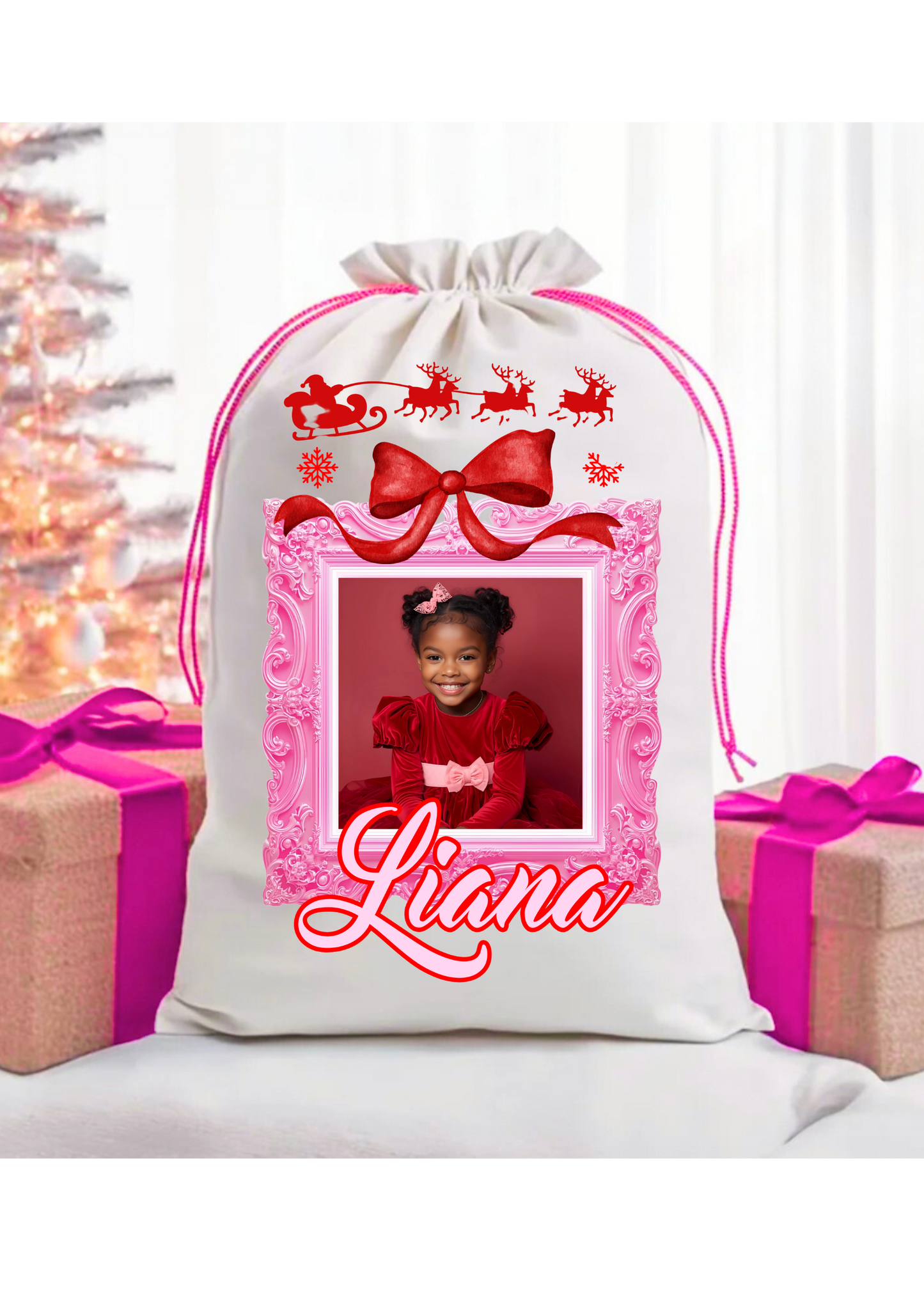 Personalized Santa Sack – Christmas Gift Bag